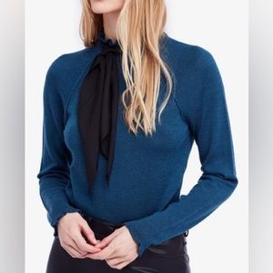 Brand new free people 100% merino wool sweater